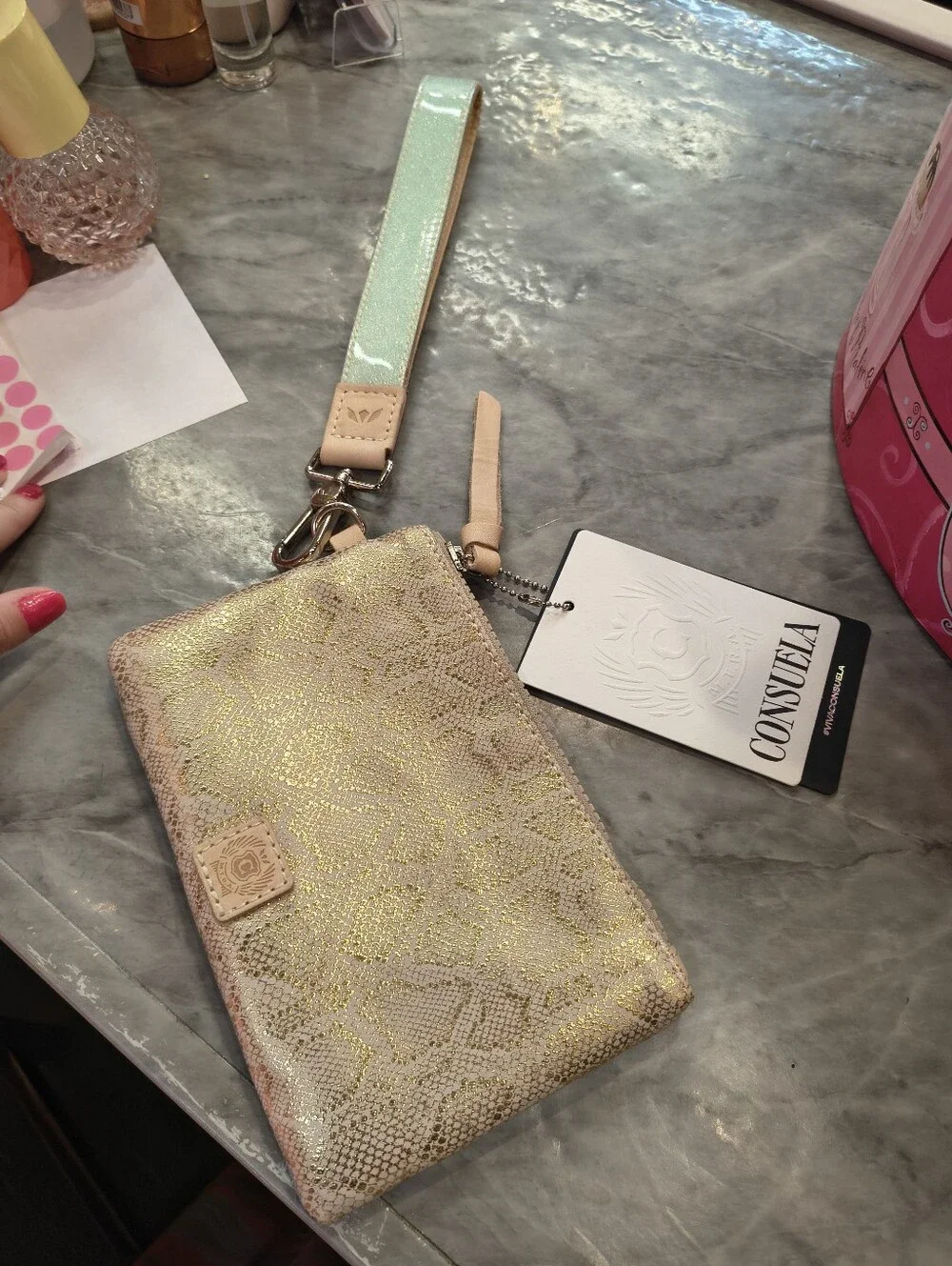 Consuela Leah Combi Wrist Wallet Wristlet NWT